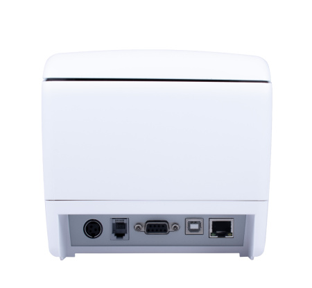 Принтер чеков POScenter RP-100W (80мм, 260 мм/сек, автоотрез, RS232+USB+LAN+wifi) белый