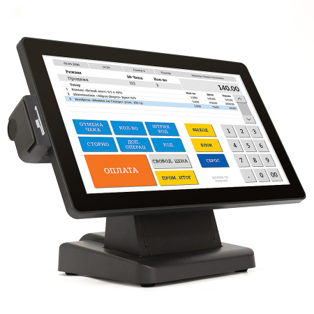 Сенсорный монитор POSCenter EVA-156 (15,6", 16:9, P-CAP, 1920х1080, VGA, USB, БЕЗ MSR)