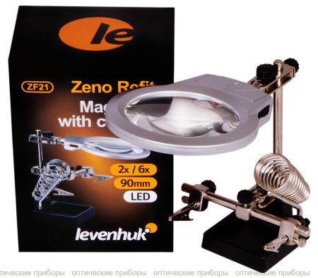 Лупа штативная Levenhuk Zeno Refit ZF21