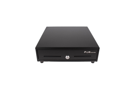 Денежный ящик POScenter 13E 330x335x90 распайка для "Epson", черный Денежный ящик POScenter 13E 330x335x90 распайка для "Epson", черный