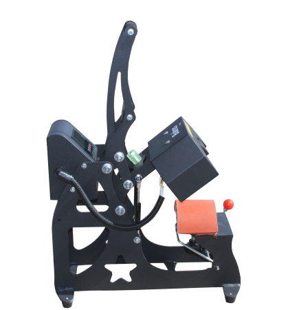 Откидной термопресс для бейсболок и рукавов, с электронным управлением Bulros TC-12