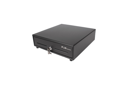 Денежный ящик POScenter 13E 330x335x90 распайка для "Epson", черный Денежный ящик POScenter 13E 330x335x90 распайка для "Epson", черный