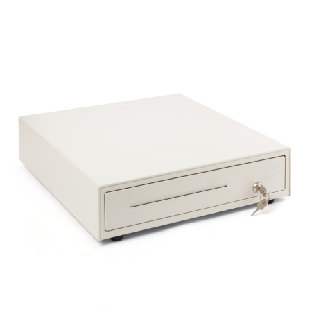 Денежный ящик Poscenter 13K 350x405x90 электромеханический, распайка для "ШТРИХ-М" светлый