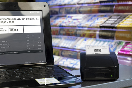 ККТ АТОЛ 1Ф. Черный. с ФН 1.2 36 мес. USB. БП. 5.0