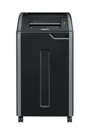 Шредер Fellowes® Powershred® 425CI ,DIN P-4, 4x30, 30-32 лст., 121 лтр., 100% Jam Proof™, SafeSense™