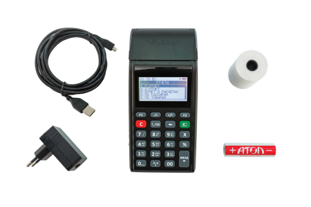 ККТ АТОЛ 91Ф. Черный. с ФН 1.2 36 мес. Ethernet. 2G. Bluetooth. Wi-Fi. 5.0