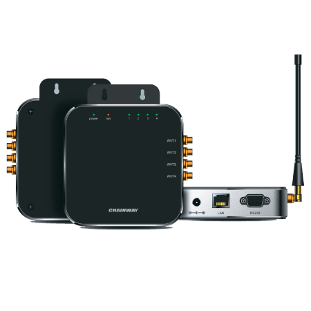 Стационарный RFID считыватель UR4: 2600мА, BT, 5dB антенна, SMA кабель 5мм
