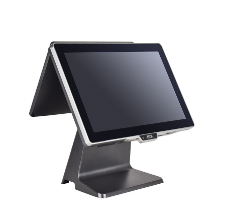 Сенсорный терминал АТОЛ JAZZ 16 (Lite, 15.6" P-CAP, Intel Celeron J3455, SSD 256Gb, RAM 8GB), без MSR, доп.монитор 11,6", без ОС.