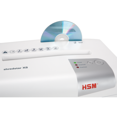 Уничтожитель документов HSM Shredstar X8-4.5x30 WHITE