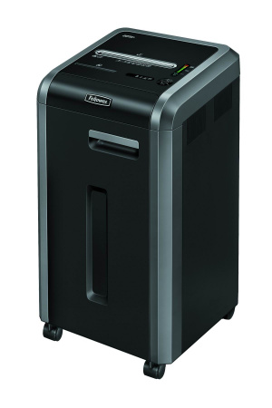 Шредер Fellowes® Powershred® 225CI, DIN P-4, 4х38 мм, 22-24 лст., 60 лтр., 100% Jam Proof, SafeSense