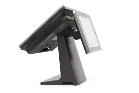 Сенсорный терминал АТОЛ JAZZ 15 (Lite, 15" P-CAP, Intel Celeron J3455, SSD 128GB, RAM 8GB), MSR, доп. монитор 9.7", Windows 10 IoT.