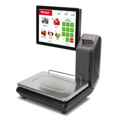 Торговые настольные весы с печатью этикеток M-ER 725 PM-15.2 (15', USB, Ethernet, Wi-Fi)
