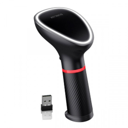 Сканер штрих-кода SUNLUX XL-9610 USB (2D, беспроводной, в комплекте с базовой станцией)