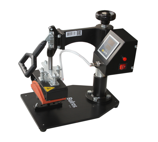 Горизонтально-поворотный термопресс для бейсболок и рукавов, с электронным управлением Bulros TC-10