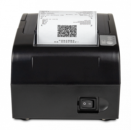 ККТ АТОЛ FPrint-22ПТК. Черный. Без ФН. USB. RS-232. Ethernet. 5.0
