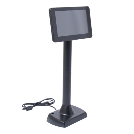 Дисплей покупателя Poscenter L716, цветной, 1024*600, дисплей LCD 7", кабель USB, черный Дисплей покупателя Poscenter L716, цветной, 1024*600, дисплей LCD 7", кабель USB, черный