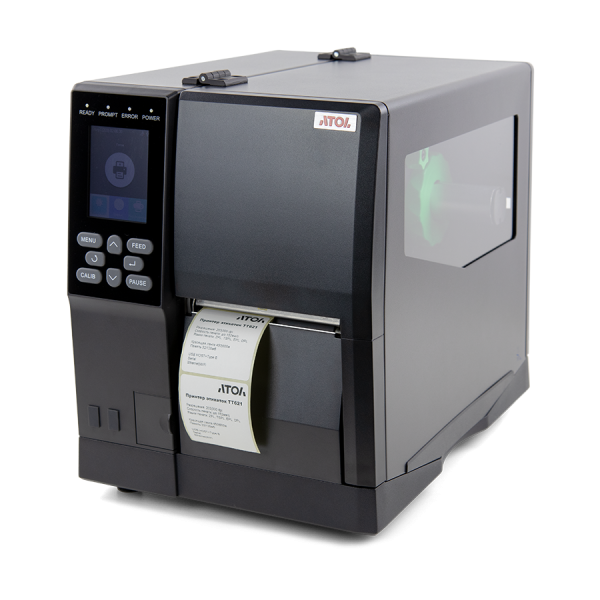 Принтер этикеток АТОЛ TT621, термотрансфертная печать, 203 dpi, USB, RS-232, Ethernet, ширина печати 104 мм, скорость печати 150 мм/с. Принтер этикеток АТОЛ TT621, термотрансфертная печать, 203 dpi, USB, RS-232, Ethernet, ширина печати 104 мм, скорость печати 150 мм/с.