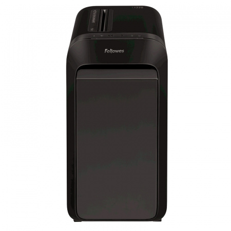 Шредер Fellowes® Powershred® LX220, черный, DIN P-4, 4х12 мм, 20 лст., 30 лтр, Jam Proof™, SafeSense