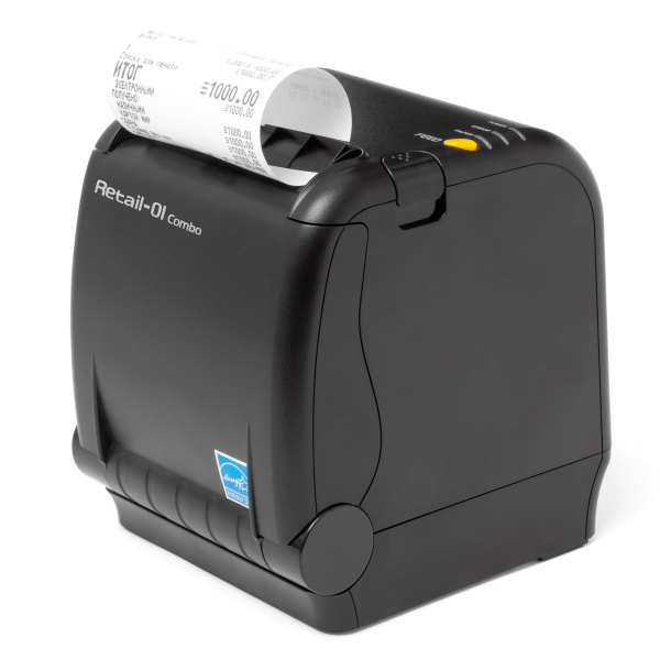 Фискальный регистратор ККТ "РИТЕЙЛ-КОМБО-01Ф" Cover ФФД 1.2 2LAN/HUB черный без ФН