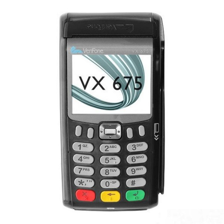 Переносной POS-терминал для эквайринга банковских карт Verifone VX675 Переносной POS-терминал для эквайринга банковских карт Verifone VX675
