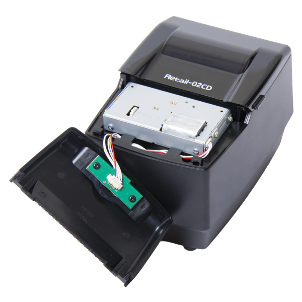 Фискальный регистратор ККТ "РИТЕЙЛ-02Ф" RS/USB с раз. ДЯ с автоотрезчиком и Wi-Fi(черный) без ФН ФФД 1.2