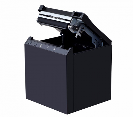 Чековый принтер АТОЛ Jett, черный, USB, LAN, БП.