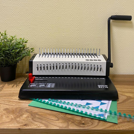 Переплетный аппарат на пластиковую пружину Office Kit B2116