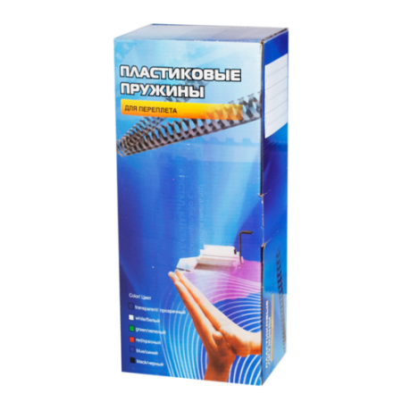 Пластиковые пружины 10 мм белые 100 шт.