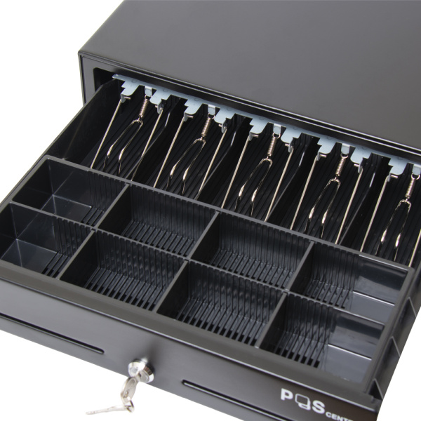 Денежный ящик Poscenter 16K5 410x420x100 распайка для "ШТРИХ-М"черный