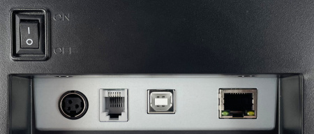 Принтер чеков POScenter RP-80 (80мм, 230 мм/сек, автоотрез, звук.сигнал, USB+LAN) черный