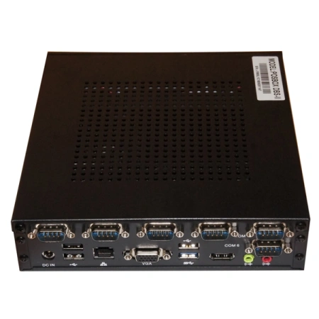 POS-компьютер POS-box DBS-II (Металл, черный, 187x111x53 мм, 1.1 кг, Intel Celeron J1900, VGA, HDMI, 6x RS-232, 7xUSB, Mini-PCIe, LAN, PS/2) DDR3 4 Гб, SSD 64Гб.