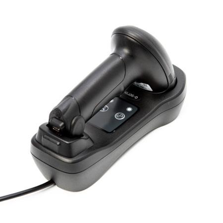 Беспроводной сканер штрих-кода G-SENSE IS1405BT HD 2D Bluetooth, USB, черный, cradle