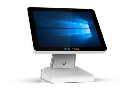 Сенсорный терминал SPACE VOLT [15", Intel Core i3 3120M, DDR3 4GB, 64GB SSD, Wifi/BT, без MSR], белый, без ОС