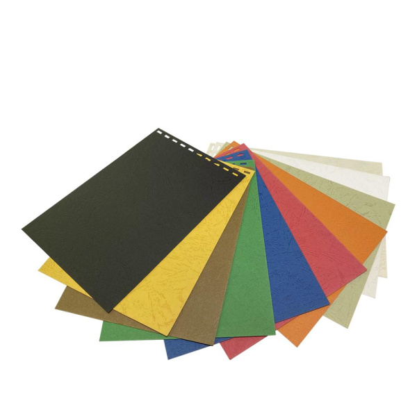 Обложки А4 "кожа" зеленые 100 шт.