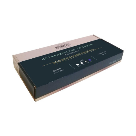 Металлические пружины Office Kit D6.4 мм (1/4) белые 100 шт. Металлические пружины Office Kit D6.4 мм (1/4) белые 100 шт.