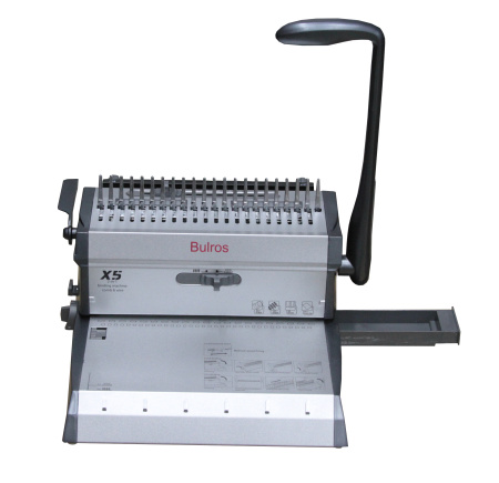 Переплётчик пласт./мет. 3:1 пружиной Bulros X5 Переплётчик пласт./мет. 3:1 пружиной Bulros X5