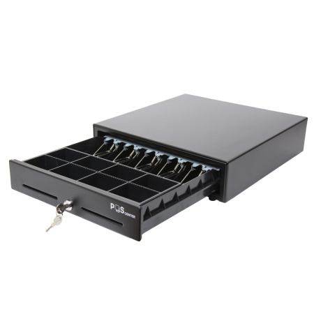 Денежный ящик Poscenter 16K5 410x420x100 распайка для "ШТРИХ-М"черный