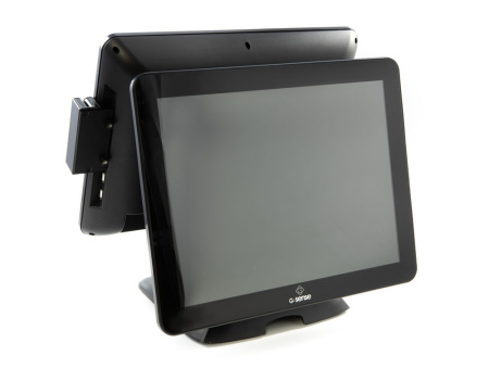 Сенсорный терминал G-SENSE Juniour Plus, черный (15", Core i5, 8 Gb, SSD 128 Gb, без MSR, 6*USB, 2*COM, без ОС, wall mount, BT+WiFi, со вторым монитором 15")