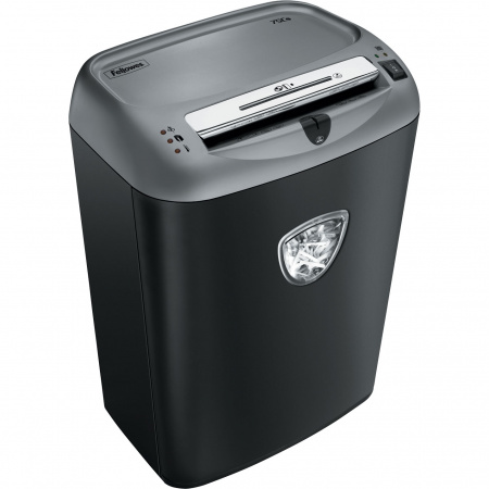 Шредер Fellowes® Powershred® 75Cs, DIN P-4, 4x38мм, 12лcт., 27лтр., SafeSense™, Селектор кол-ва лист