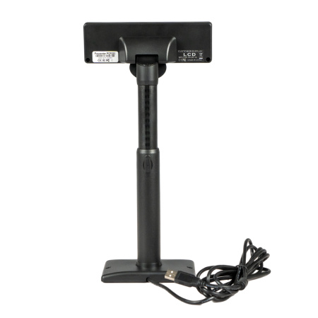 Дисплей покупателя Poscenter PCP220 (бело-голубой LCD), подставка, USB кабель 3.0 м., черный Дисплей покупателя Poscenter PCP220 (бело-голубой LCD), подставка, USB кабель 3.0 м., черный