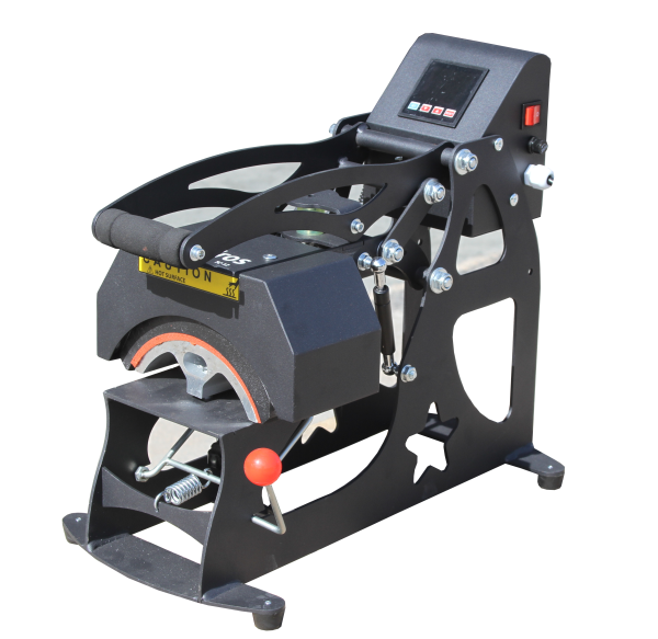 Откидной термопресс для бейсболок и рукавов, с электронным управлением Bulros TC-12