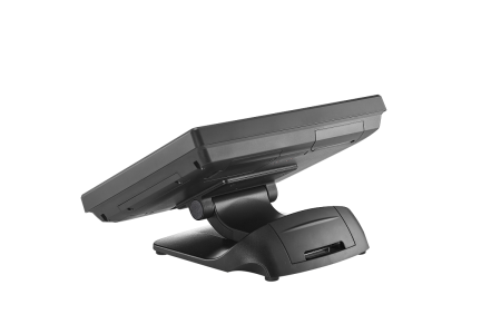 Сенсорный терминал Posiflex PS-3615Q черный (15" P-CAP, Intel Celeron J3455, SSD 128 GB, 4 GB DDR3L), без MSR, без ОС.