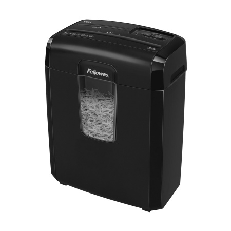 Шредер Fellowes PowerShred 8Cd, DIN P-4, 4х35мм, 8лст., 14лтр.,уничт.: скобы,скр., пл.карты,CD, шт