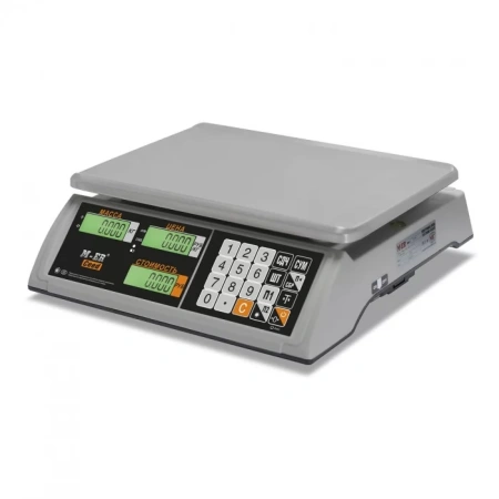 Торговые настольные весы M-ER 327 AC-15.2 "Ceed" LCD Белые Торговые настольные весы M-ER 327 AC-15.2 "Ceed" LCD Белые