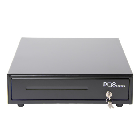 Денежный ящик Poscenter 13K 350x405x90 электромеханический, распайка для "ШТРИХ-М", черный