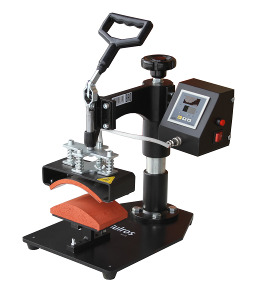 Горизонтально-поворотный термопресс для бейсболок и рукавов, с электронным управлением Bulros TC-10