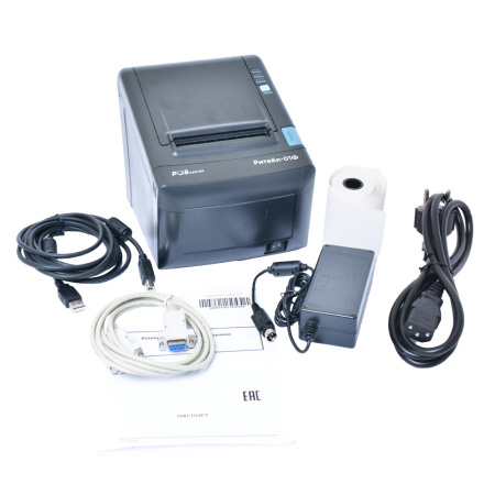 Фискальный регистратор ККТ "РИТЕЙЛ-01ФМ" ФФД 1.2 RS/USB (черный) без ФН
