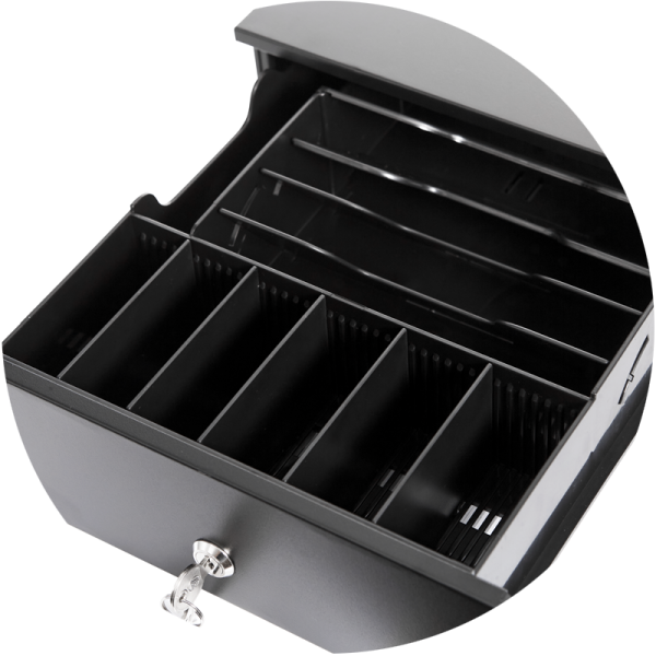 Денежный ящик PayTor HT-240B (Механический, черный) Денежный ящик PayTor HT-240B (Механический, черный)