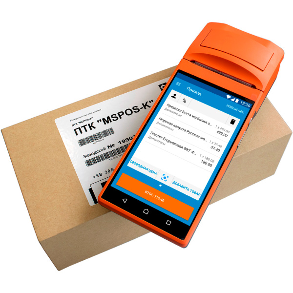 Мобильная онлайн-касса MSPOS-K без ФН Мобильная онлайн-касса MSPOS-K без ФН