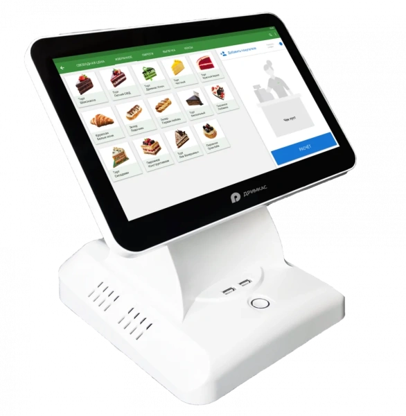 POS-терминал  Вики Халк (белый 11.6" N5095 8/128 WiFi BT Win10Pro) + Старт бессрочный 4670019031508